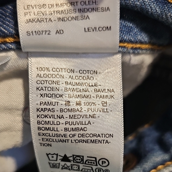 Levi's Womens Cinch Baggy Jeans 31/31 - Picture 3 of 4